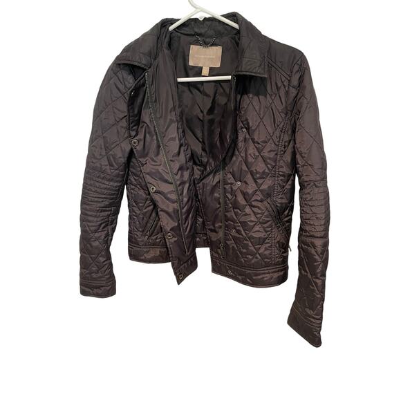 Banana Republic women’s quilted moto jacket black XS P - Picture 1 of 5